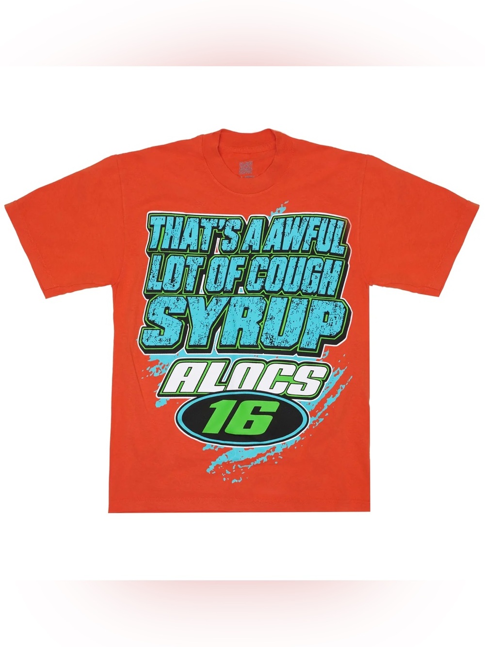 That’s A Awful Lot of Cough Syrup ALOCS Moto T Shirt Orange Size L